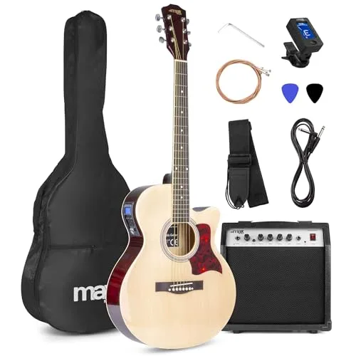 Max ShowKit Guitare électro-acoustique 4/4